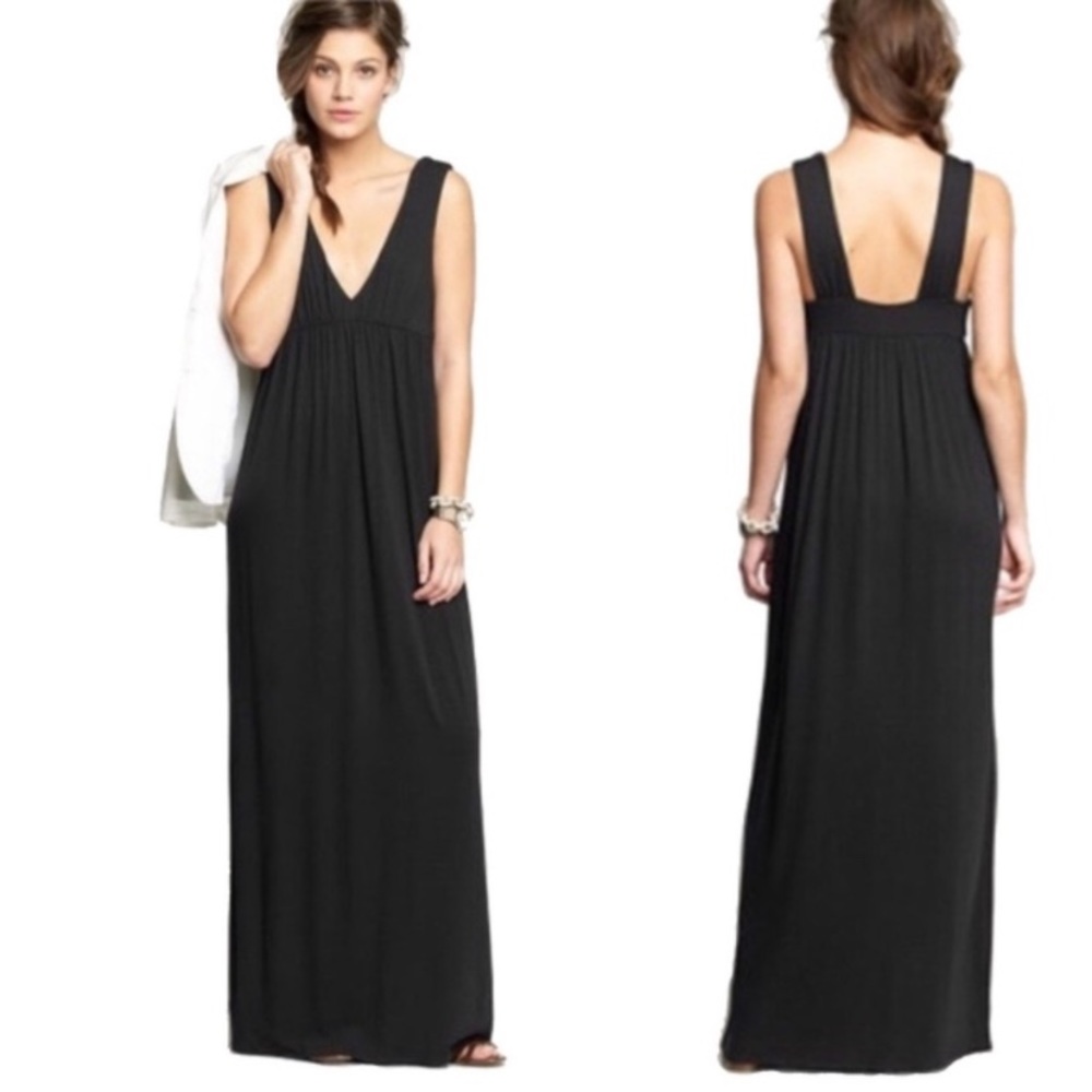 J.Crew Summerstock Navy Maxi Dress